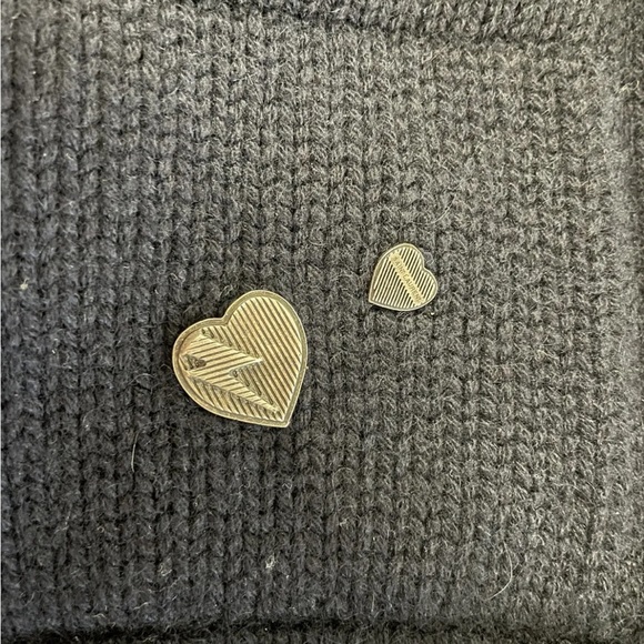 **SOLD** Saint Laurent Cashmere Cardigan Navy blue knit Small sweater $1690 - Picture 3 of 7